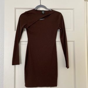 Brown dress
